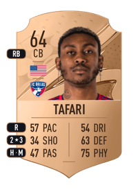 Nkosi Tafari Rare 64 OVR