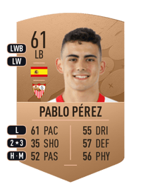 Pablo Pérez Common 61 OVR