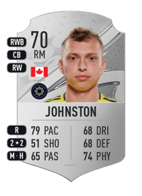 Alistair Johnston Rare 70 OVR