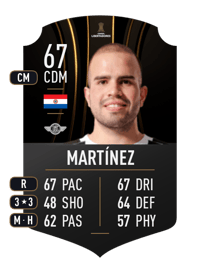 Hugo Martínez CONMEBOL LIBERTADORES 67 OVR