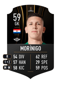 Rodrigo Morínigo CONMEBOL LIBERTADORES 59 OVR
