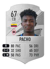 William Pacho Rare 67 OVR