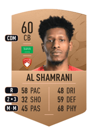 Hassan Al Shamrani Common 60 OVR