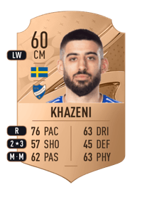 Kristoffer Khazeni Rare 60 OVR