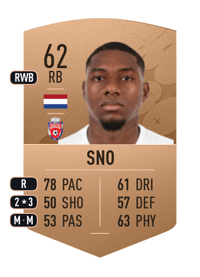 Shaquill Sno Common 62 OVR