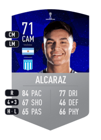 Carlos Alcaraz CONMEBOL SUDAMERICANA 71 OVR