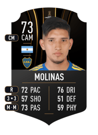 Aaron Molinas CONMEBOL LIBERTADORES 73 OVR