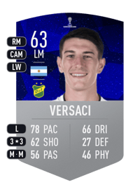 Federico Versaci CONMEBOL SUDAMERICANA 63 OVR
