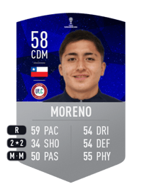 Abel Moreno CONMEBOL SUDAMERICANA 58 OVR