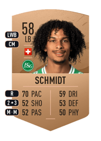 Isaac Schmidt Common 58 OVR