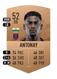 Hendry Antonay Common 52 OVR