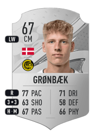 Albert Grønbæk Rare 67 OVR