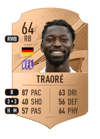 Omar Haktab Traoré Rare 64 OVR