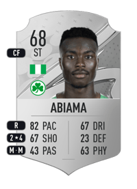 Dickson Abiama Rare 68 OVR