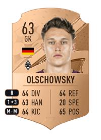 Jan Olschowsky Rare 63 OVR