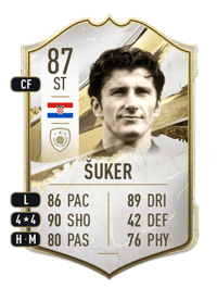 Davor Šuker Icon 87 OVR