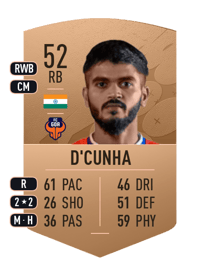 Leander D'Cunha Common 52 OVR