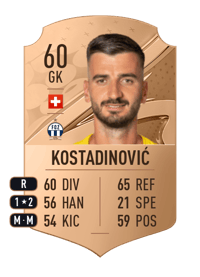 Živko Kostadinović Rare 60 OVR