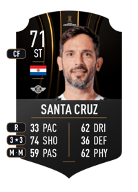 Roque Santa Cruz CONMEBOL LIBERTADORES 71 OVR