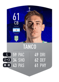 Gregorio Tanco CONMEBOL SUDAMERICANA 61 OVR