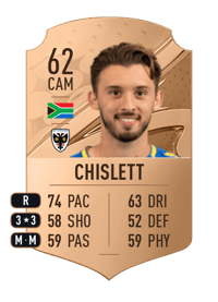 Ethan Chislett Rare 62 OVR