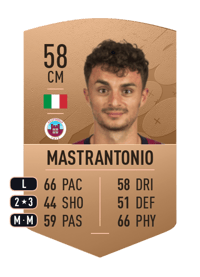 Valerio Mastrantonio Common 58 OVR