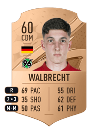 Tim Walbrecht Rare 60 OVR