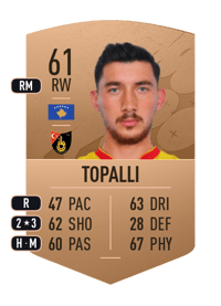 Jetmir Topalli Common 61 OVR