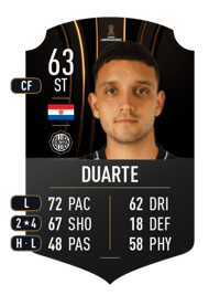 Diego Duarte CONMEBOL LIBERTADORES 63 OVR