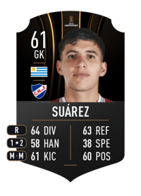 Ignacio Suárez CONMEBOL LIBERTADORES 61 OVR