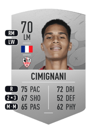 Yanis Cimignani Common 70 OVR