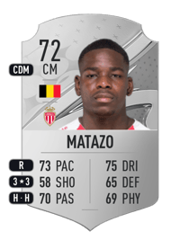 Eliot Matazo Rare 72 OVR