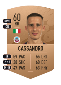 Tommaso Cassandro Common 60 OVR