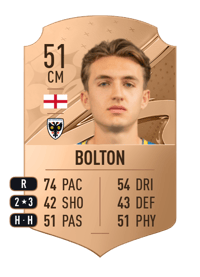 Elliott Bolton Rare 51 OVR