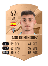 Iago Domínguez Rare 62 OVR
