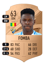 Issa Fomba Rare 63 OVR