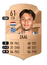 Timo Zaal Rare 61 OVR