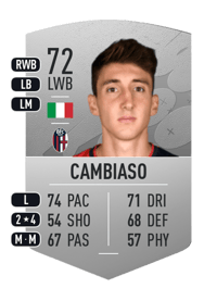 Andrea Cambiaso Common 72 OVR
