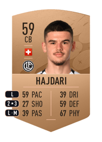 Albian Hajdari Common 59 OVR