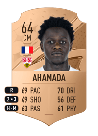 Naouirou Ahamada Rare 64 OVR