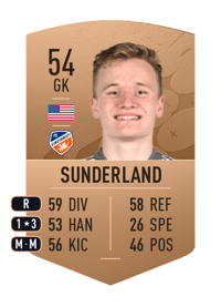 Beckham Sunderland Common 54 OVR