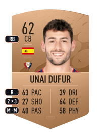 Unai Dufur Common 62 OVR