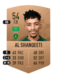 Abdullah Al Shanqeeti Common 54 OVR