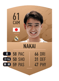 Takuhiro Nakai Common 61 OVR