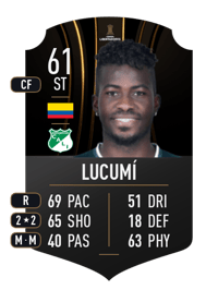 Carlos Lucumí CONMEBOL LIBERTADORES 61 OVR