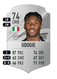 Destiny Iyenoma Udogie Rare 74 OVR