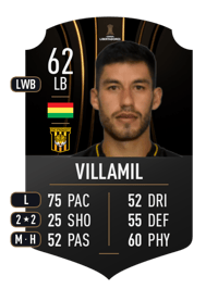 Jaime Villamil CONMEBOL LIBERTADORES 62 OVR