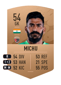 Mirshad Michu Common 54 OVR