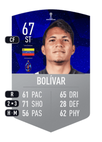 Jovanny Bolívar CONMEBOL SUDAMERICANA 67 OVR