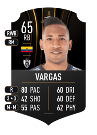Willian Vargas CONMEBOL LIBERTADORES 65 OVR